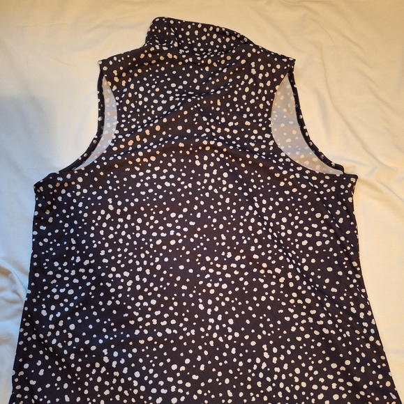 Nike Dri Fit Women's Sleeveless Polo Shirt Size XL Hawks Landing Golf Club - Picture 5 of 5